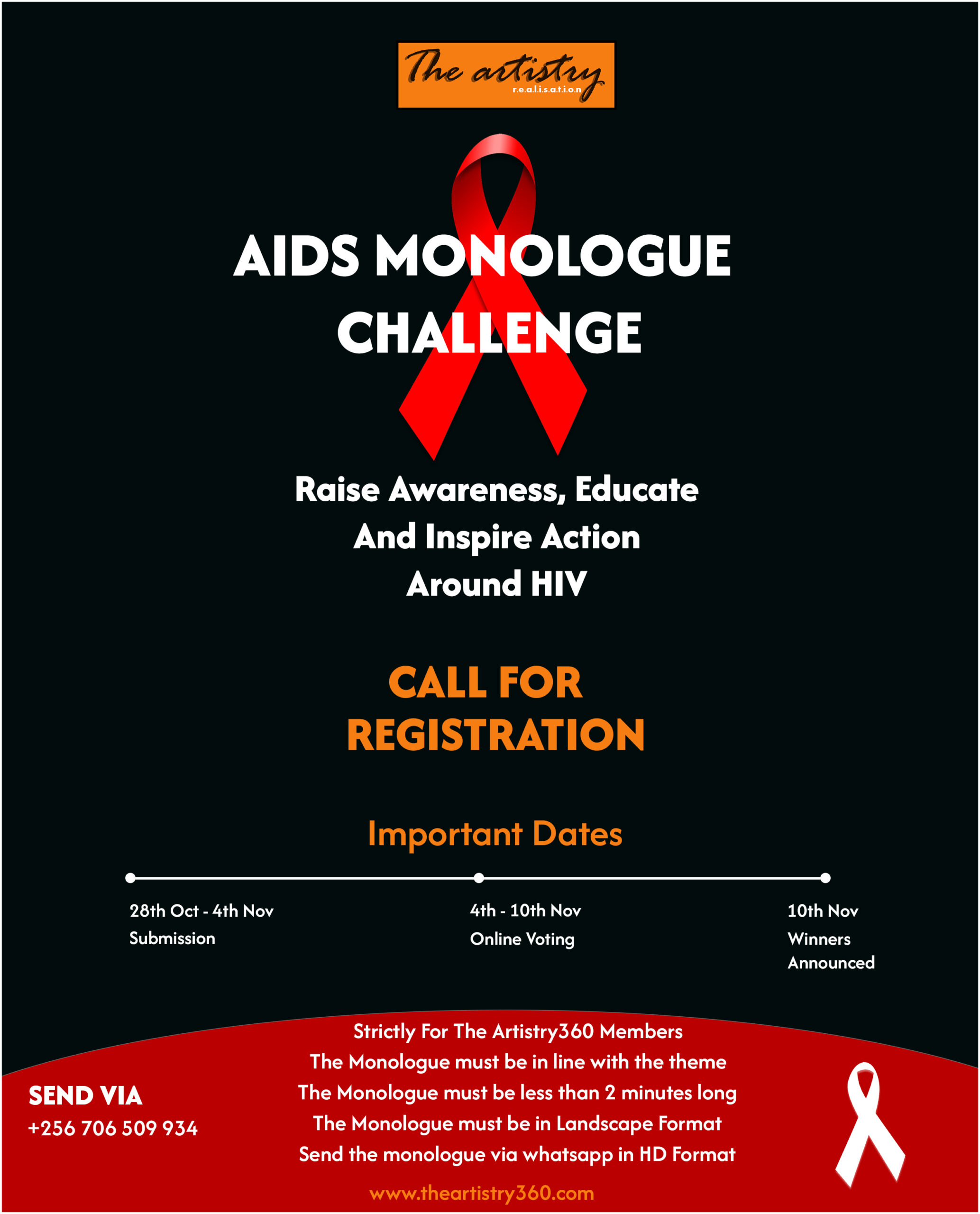 Aids Day Monologue Challenge